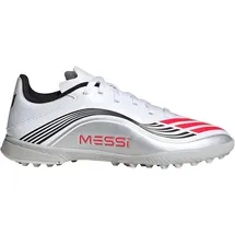 adidas F50 Messi League TF Kinder Cloud White/Lucid Red/Silver Metallic 33