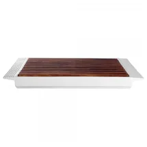 Asa Selection Brotschneidebrett Steinzeug 2-tlg. 42 x 30 cm Weiß/Braun