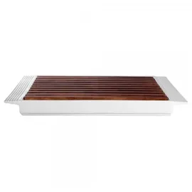 Asa Selection Brotschneidebrett Steinzeug 2-tlg. 42 x 30 cm Weiß/Braun