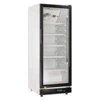 orange . orange 230L Getränkekühlschrank (230 l, 850 mm hoch, Schwarz/Weiß)
