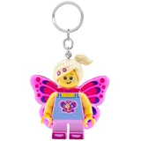 Joy Toy 52837 LEGO® Iconic Keychain Light - Butterfly Girl Schlüsselanhänger mit LED-Licht