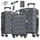 Kesser KESSER® Reisekoffer Set 3-teilig | Kofferset + Handgepäck | Trolley ABS Hartschalenkoffer mit Zahlenschloss, Kofferwaage & Reisebrieftasche 360° R... - Dunkelgrau