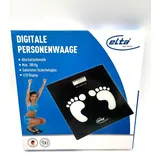 Elta Digitale Personenwaage, 1200 g, schwarz