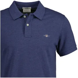 GANT SLIM SHIELD Piqué blau 4XL