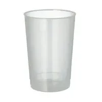 Papstar Plastikbecher 0,2 l Transparent 40 St.