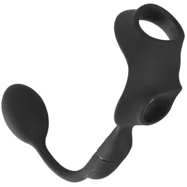 REBEL - Penisring mit Analplug 1 St Analdehner
