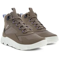 ECCO Sneaker-Wanderschuhe MX Mid GTX (Premiumleder, wasserdicht) taupebraun Damen