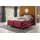 Home Affaire Boxspringbett HOME AFFAIRE "Messina2", rot, B:166cm L:240cm, Holzwerkstoff, Kunstleder, Massivholz, Komplettbetten, Boxspringbett, Liegekomfort elektrisch Verstellbar