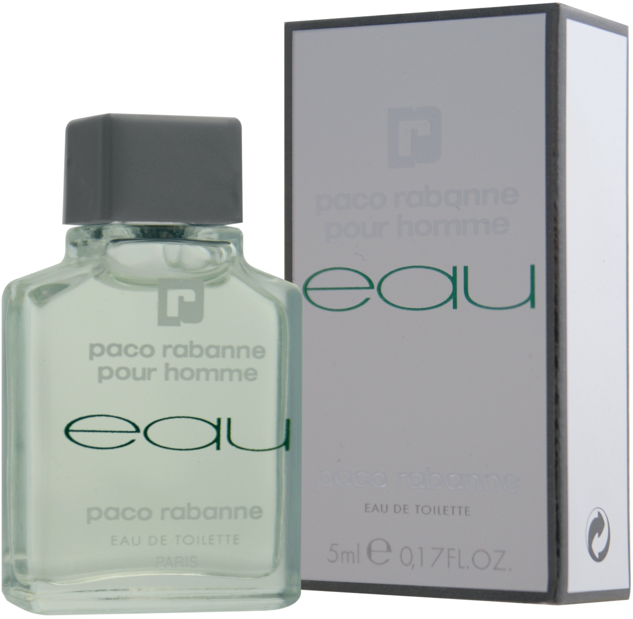 Paco Rabanne Pour Homme Eau Perfume For Men by Paco Rabanne Mini Boxed EDT 5ml