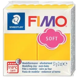 Modelliermasse Fimo sonnengelb Soft 57g