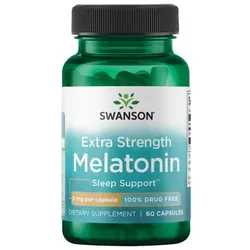 Extra starke Melatonin 5 mg 60 Kapseln - 100% frei von Medikamenten