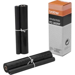 Brother PC302RF Farbband 2er-Pack für je 235 Seiten Kompatibilität: FAX910 // FAX917 // FAX920 // FAX930 // FAX940