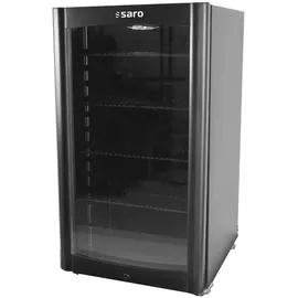 Saro DK 90 Getränkekühlschrank (90 l, 827 mm hoch, Schwarz)