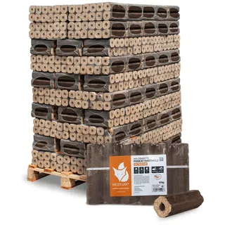Heizfuxx PiniKay Octagon 10kg x 96 Gebinde 960kg | Heizfuxx Holzbriketts Hartholz
