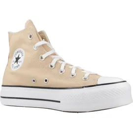 Converse Chuck Taylor All Star Lift Damen Plateau-Sneaker Weiß/Orange 41