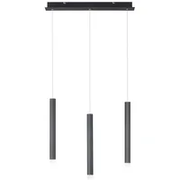Just light. LED Pendelleuchte Hängelampe Deckenleuchte Wohnzimmerlampe Esszimmerleuchte, Metall
