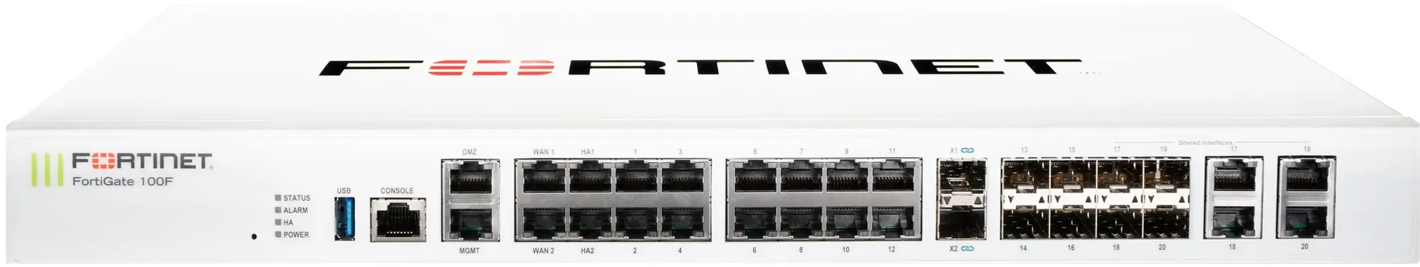 Fortinet FortiGate 100F - Sicherheitsgerät - mit 3 Jahre FortiCare Premium Suppo