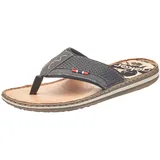 Rieker Herren 21084 Zehentrenner Schwarz 43