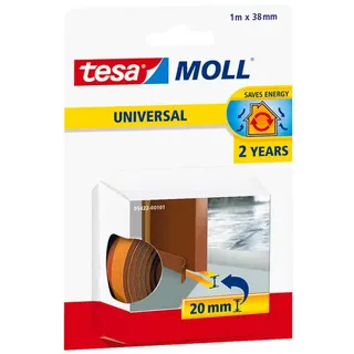 Tesa tesamoll UNIVERSAL Türboden-Schaumstoffdichtung 1m x 38mm, 05422-00101-01