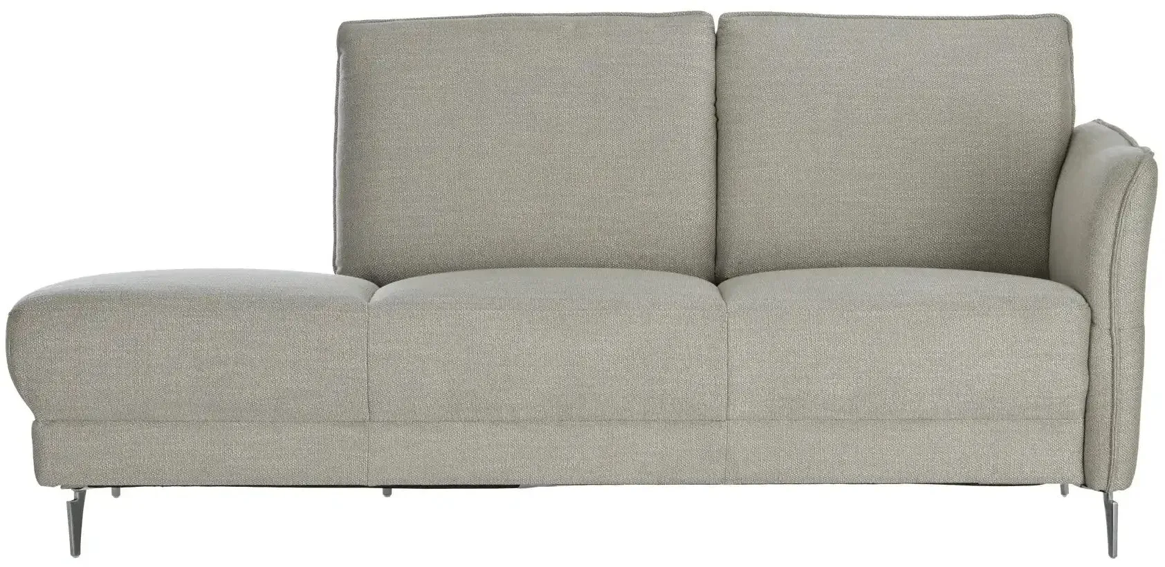 MONDO Recamiere  Piatto ¦ grau ¦ Maße (cm): B: 196 H: 85 T: 90.0