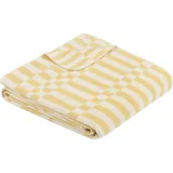IBENA Kitami Kuscheldecke 140 x 200 cm Gelb