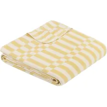 IBENA Kitami Kuscheldecke 140 x 200 cm Gelb