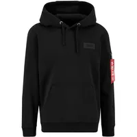 Alpha Industries Back Print Kapuzenpullover Black 2XL