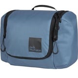 Jack-Wolfskin Kulturbeutel Wandermood Washbag, 8007861, 5 Liter, Breite 30cm, Polyamid, blau