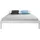 Homestyle4u Doppelbett 140 x 200 cm Weiß