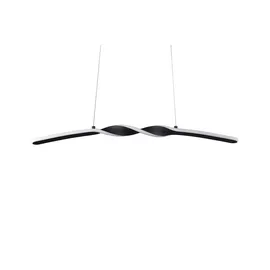 Trio Ginko 1-flg. 79 cm schwarz Metall