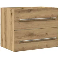 VidaXL Waschbeckenunterschrank Artisan-Eiche 60x38,5x48 cm
