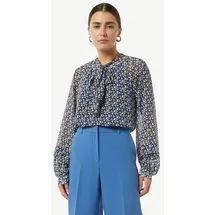 Comma, Bluse, blau|mehrfarbig, 44