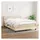 vidaXL Boxspringbett mit Matratze Creme 140x200 cm Stoff