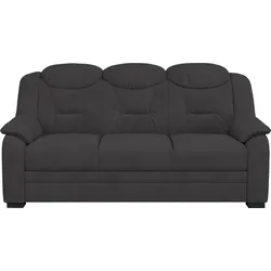 3-Sitzer COTTA "Marcus", grau (anthrazit), B:189cm H:99cm T:99cm, 100% Polyester, Sofas, Sofa mit hoher Rückenlehne