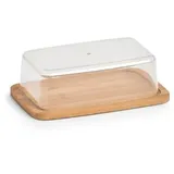 Zeller PRESENT 22026 Butterdose Bambus Kunststoff,