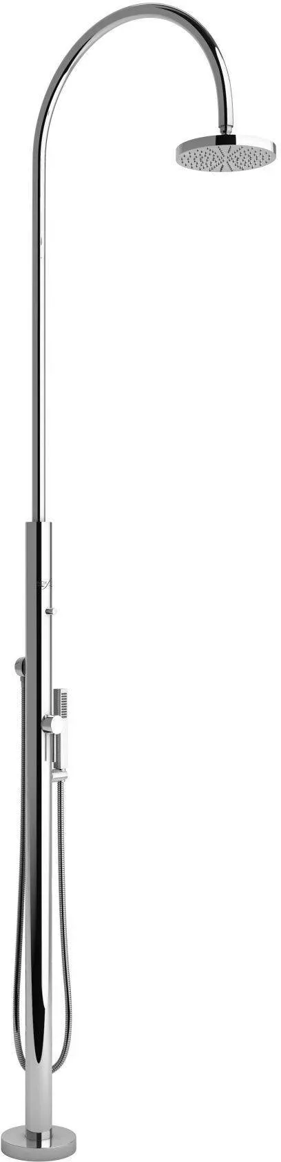 Inoxstyle Aria Cylinder MDT Evo Außendusche - Edelstahl poliert