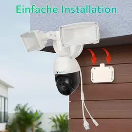 LuVision PTZ Überwachungskamera Weiß