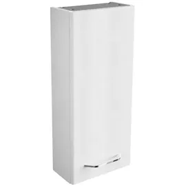 Fackelmann Milano Hängeschrank 30 x 68 cm Weiß Glas/Metall/MDF/Spanplatte