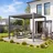 Pergola 3 x 3 m Grau