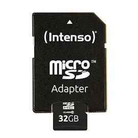 Intenso microSD Class 10 32 GB + microSD-Adapter