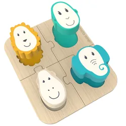 Matchstick Monkey Holz-Spielzeug Tier-Puzzle 1 St