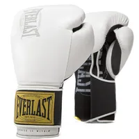 EVERLAST Unisex- Erwachsene Boxhandschuhe 1910 Classic Trainingshandschuhe, Weiß, 14oz