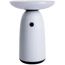 NÄVE LED-Solar-Tischleuchte Ada Weiß Ø 16 cm x 22,5 cm