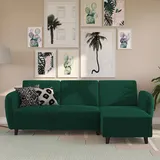 dorel home »Perry, L-Form,«, Rückenlehne, verschiedene Farbvarianten, Sitzhöhe 43 cm, Breite 219 cm