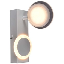 BRILLIANT Lampe, Meriza LED Wandspot weiß, 1x LED integriert, 10W LED integriert, (1200lm, 3000K), Kopf schwenkbar