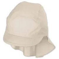 Sterntaler Schirmmütze mit Nackenschutz beige, 53 cm