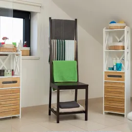 Relaxdays Herrendiener Bambus Dunkelbraun
