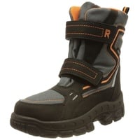 Richter Kinderschuhe Davos Schneestiefel, Black/Vulcano/orange, 36 EU - 36 EU