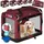 CADOCA Hundebox XXL 90 x 60 x 66 cm Dunkelrot