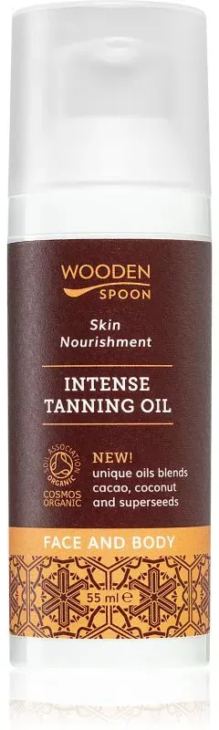 WoodenSpoon Skin Nourishment pflegendes Körperöl für intensive Bräunung 50 ml